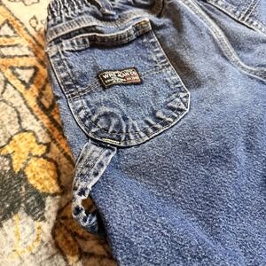 Vintage Wrangler Kids Carpenter Jean Shorts‎ Denim Y2K 90s Utility Hammer Loop 7